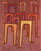 Paul Klee Revolution des Viadukts oil painting